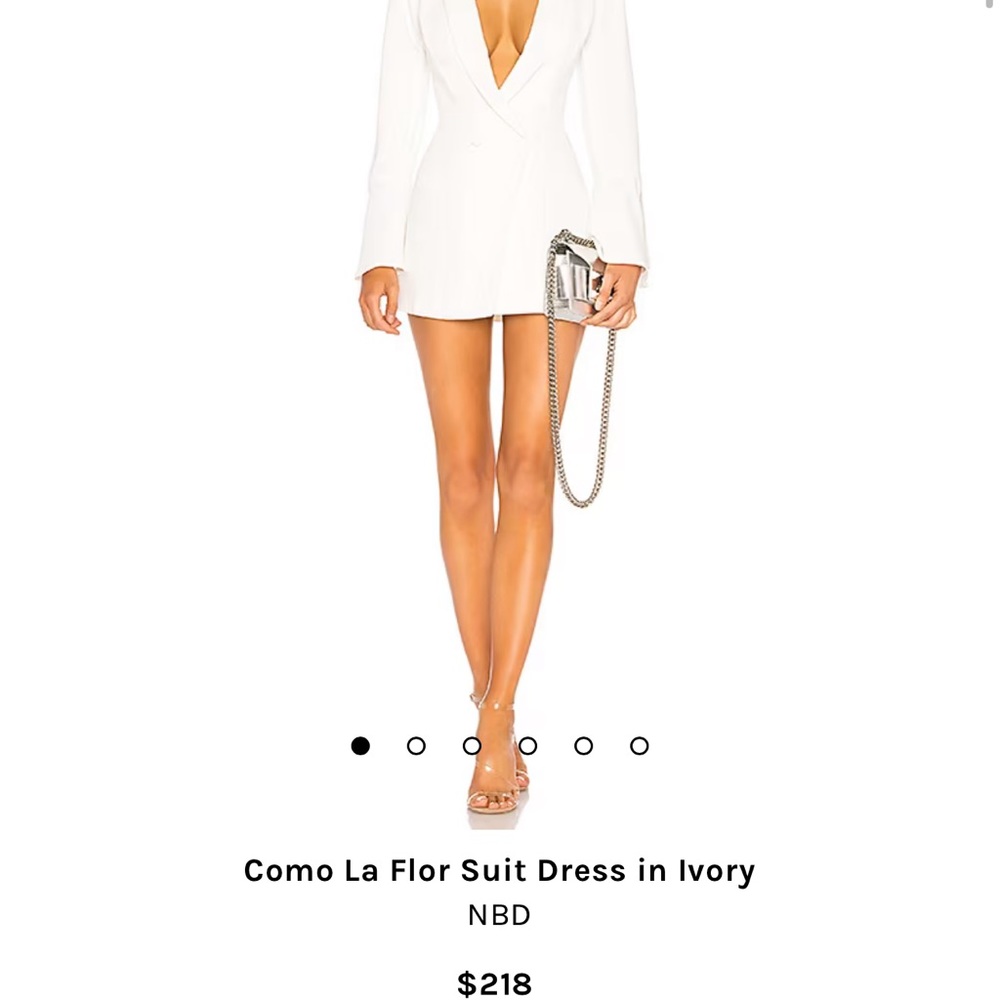 White Blazer/Suit Dress. Size Medium